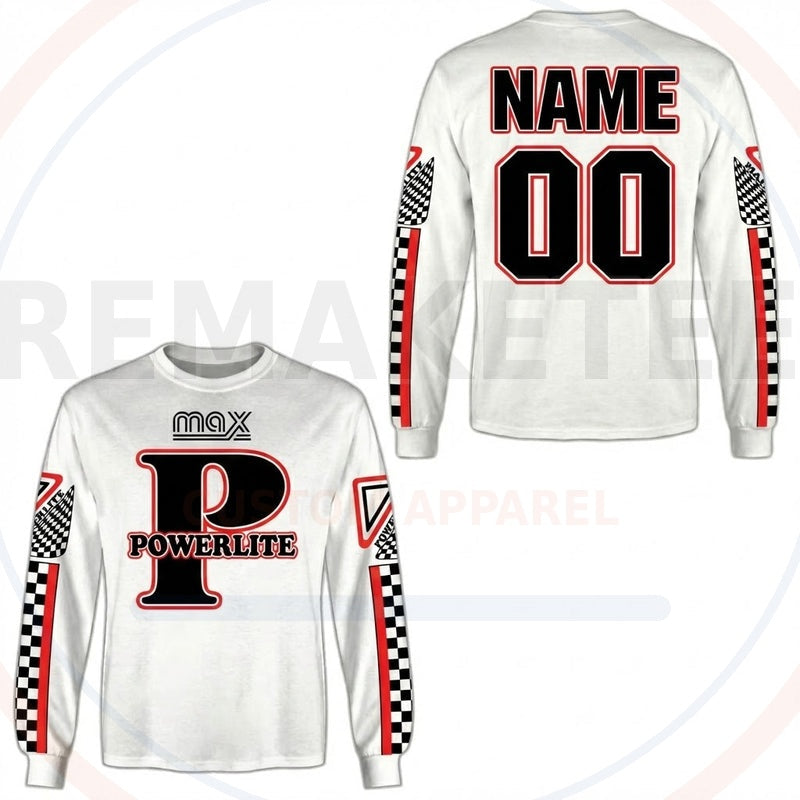 RemakeTee Powerlite Custom Vintage Retro BMX Racing Jersey 614