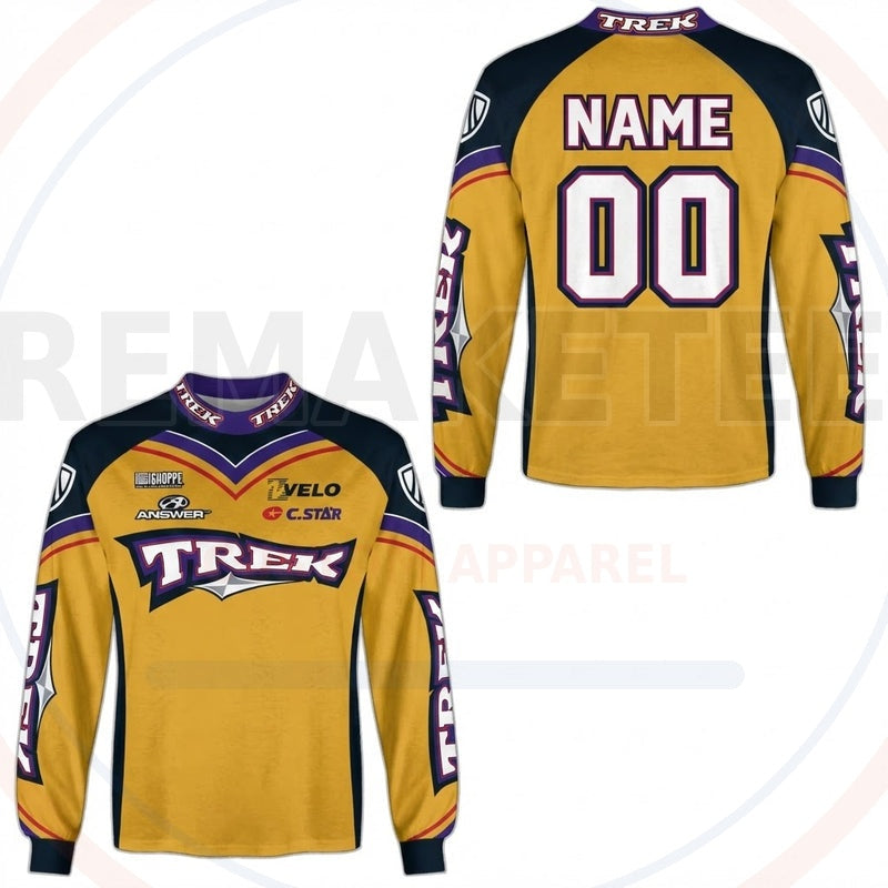 RemakeTee Trek Custom Vintage Retro BMX Racing Jersey 615