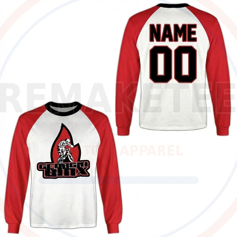 RemakeTee Georgia Custom Vintage Retro BMX Racing Jersey 558
