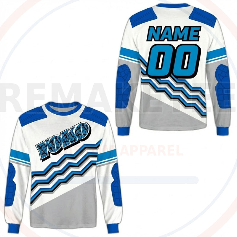 RemakeTee Yoko Custom Vintage Retro BMX Racing Jersey 605