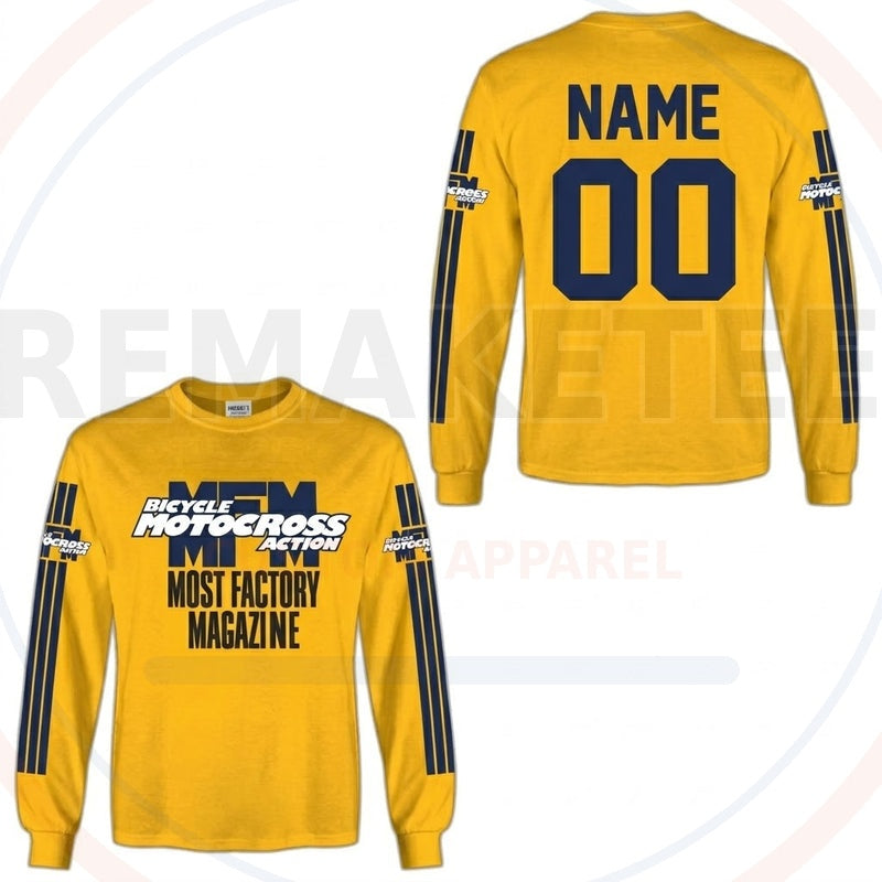RemakeTee MFM Custom Vintage Retro BMX Racing Jersey 741