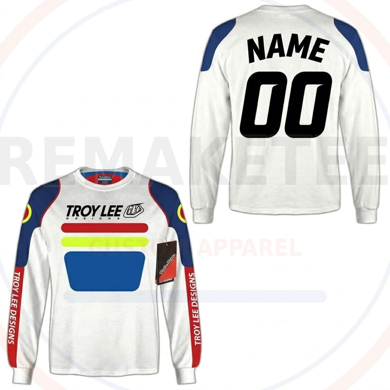 RemakeTee Troy Lee Designs Custom Vintage Retro BMX Racing Jersey 806