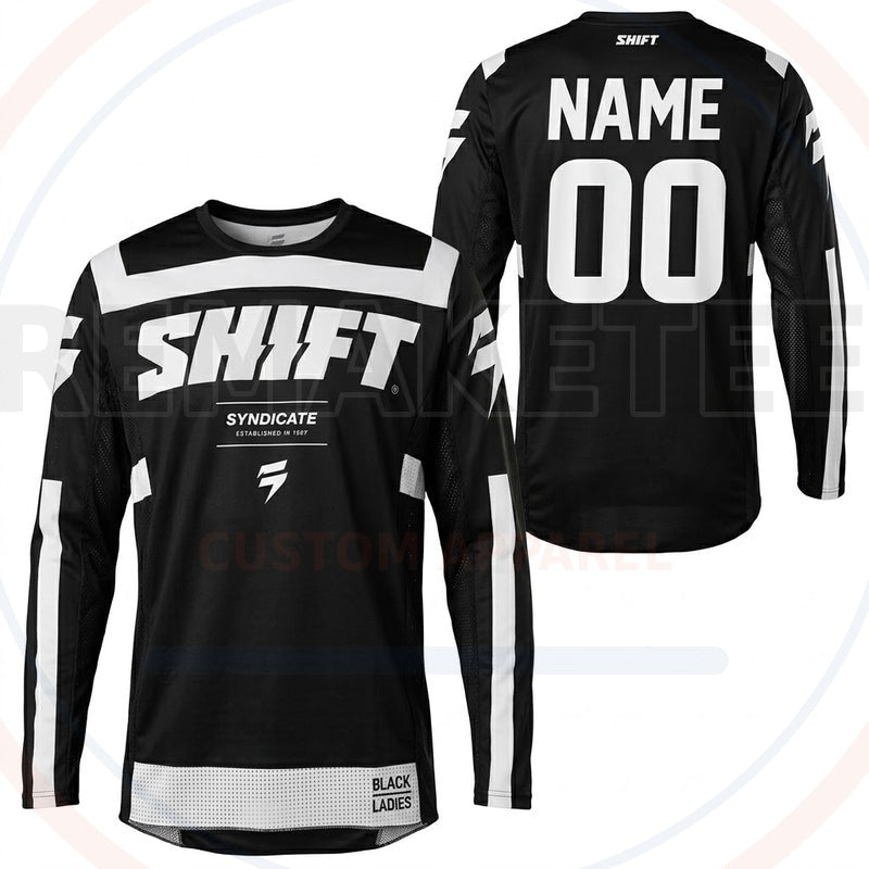 RemakeTee Shift Custom Vintage Retro BMX Racing Jersey 740