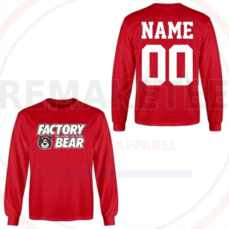 RemakeTee Factory Bear Custom Vintage Retro BMX Racing Jersey 607