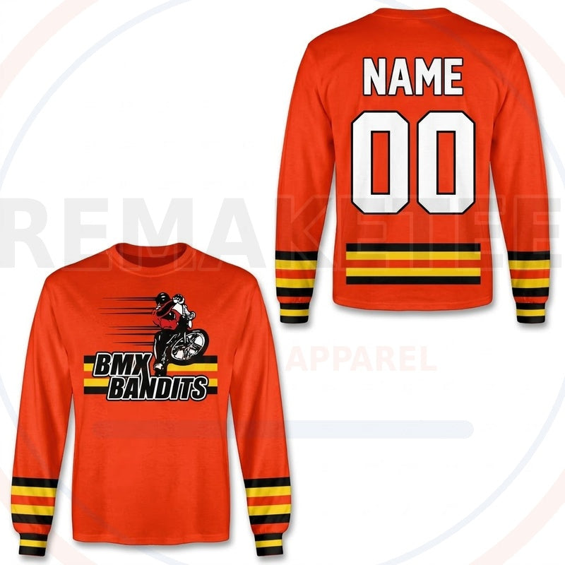 RemakeTee Bandit Custom Vintage Retro BMX Racing Jersey 743