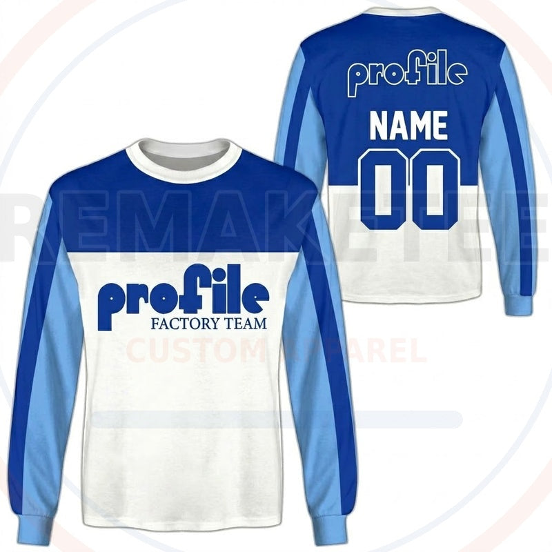 RemakeTee Profile Custom Vintage Retro BMX Racing Jersey 803