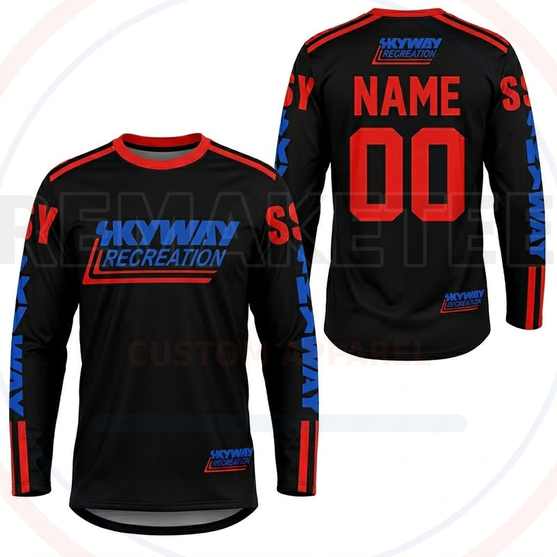 RemakeTee Skyway Custom Vintage Retro BMX Racing Jersey 804