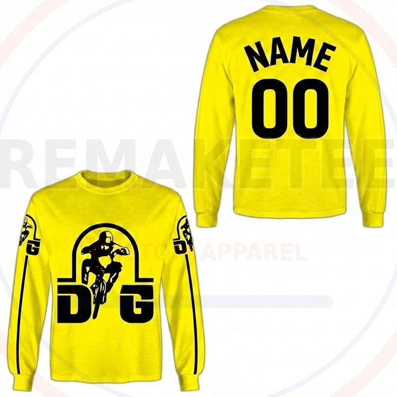 RemakeTee DG Custom Vintage Retro BMX Racing Jersey 559