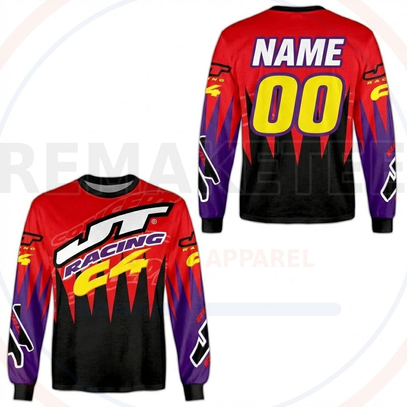 RemakeTee JT Custom Vintage Retro BMX Racing Jersey 612