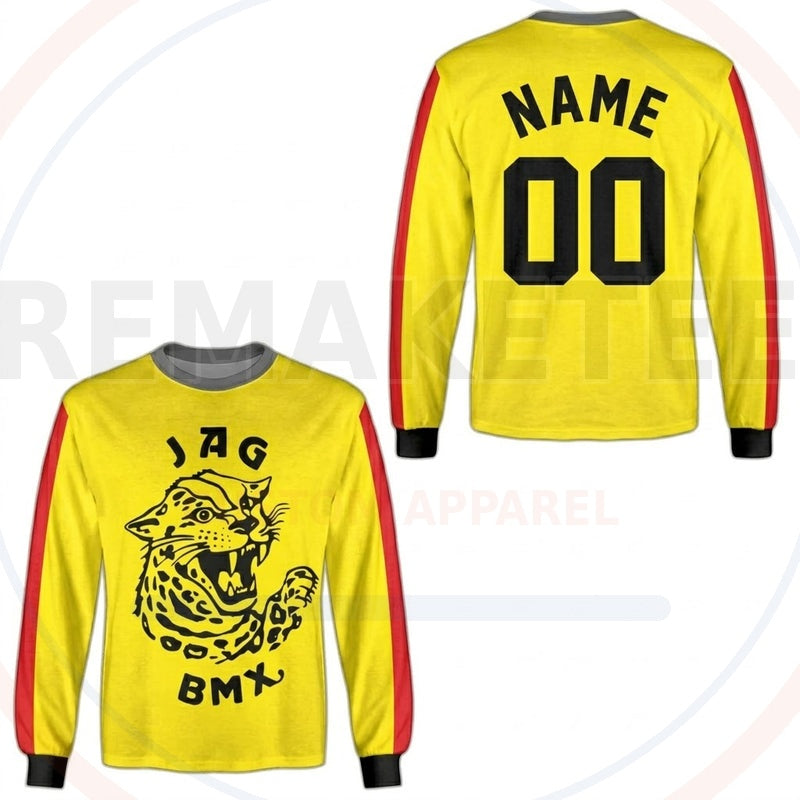 RemakeTee JAGUAR Custom Vintage Retro BMX Racing Jersey 748