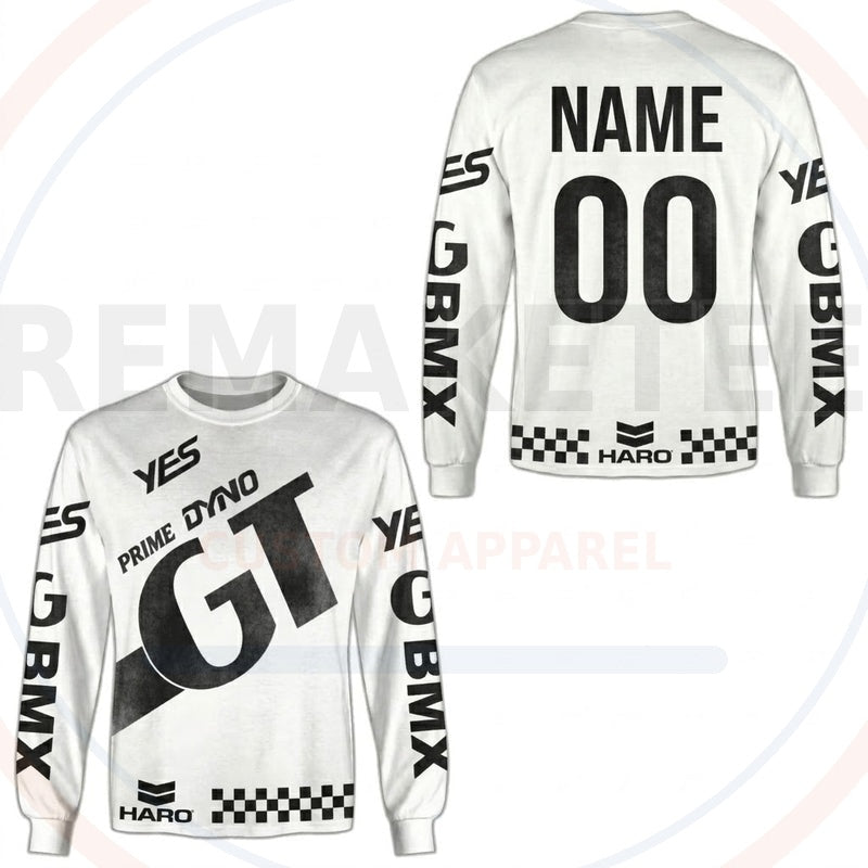 RemakeTee GT Custom Vintage Retro BMX Racing Jersey 813