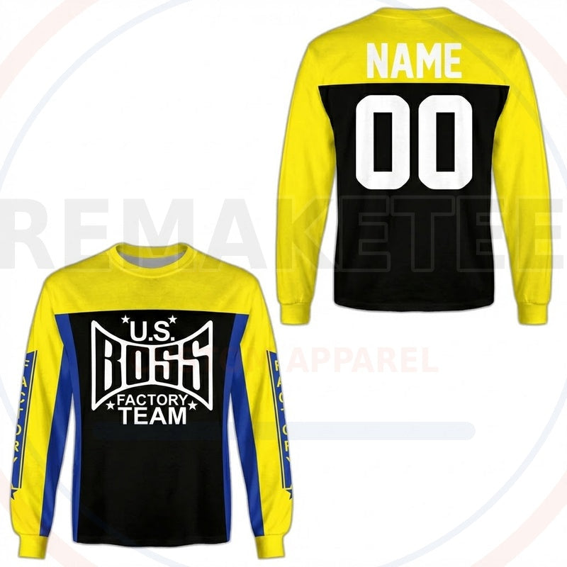 RemakeTee BOSS Custom Vintage Retro BMX Racing Jersey 530