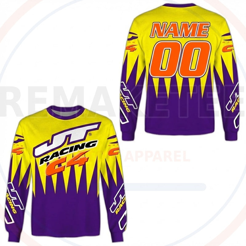 RemakeTee JT Custom Vintage Retro BMX Racing Jersey 611