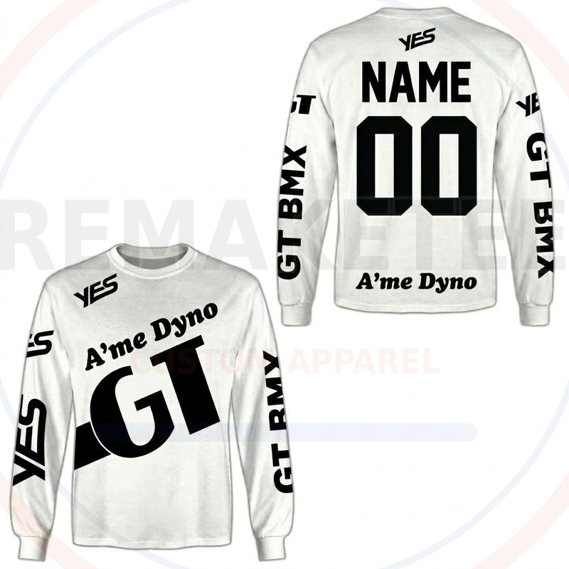 RemakeTee GT Custom Vintage Retro BMX Racing Jersey 812