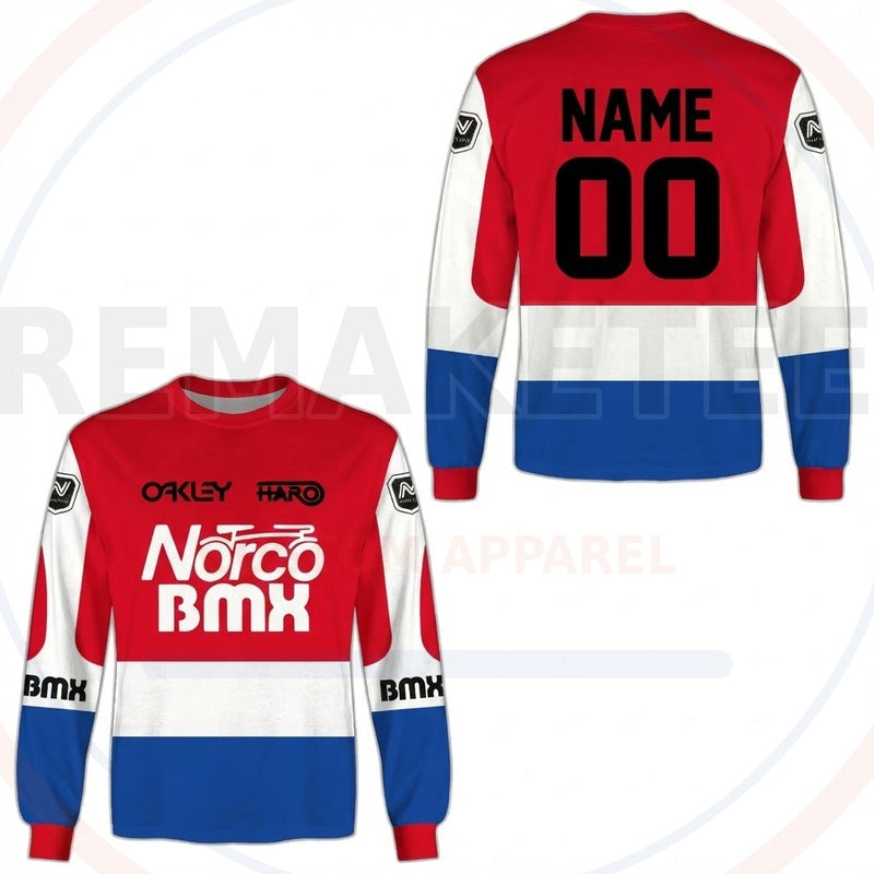 RemakeTee Norco Custom Vintage Retro BMX Racing Jersey 526