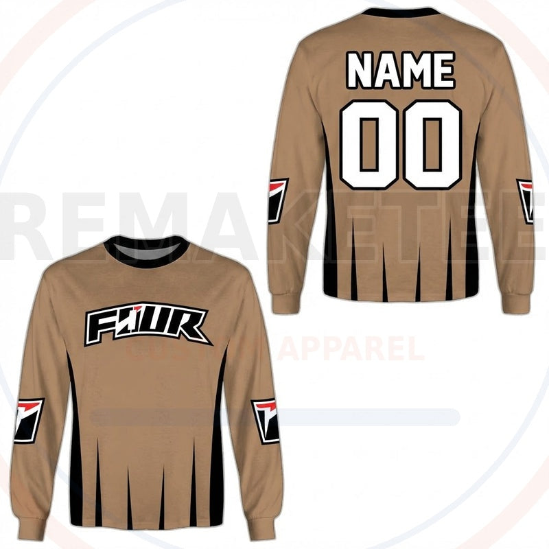 RemakeTee Four Custom Vintage Retro BMX Racing Jersey 523