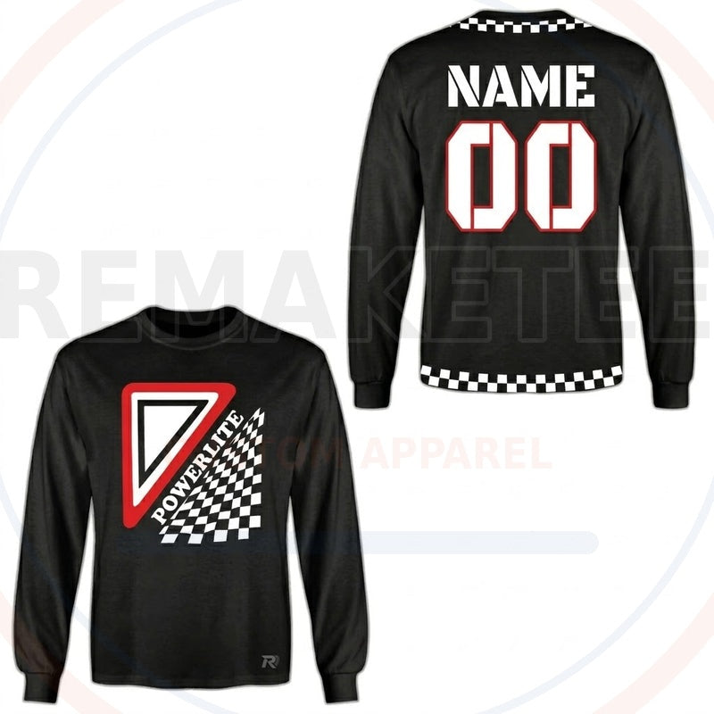 RemakeTee Powerlite Custom Vintage Retro BMX Racing Jersey 825