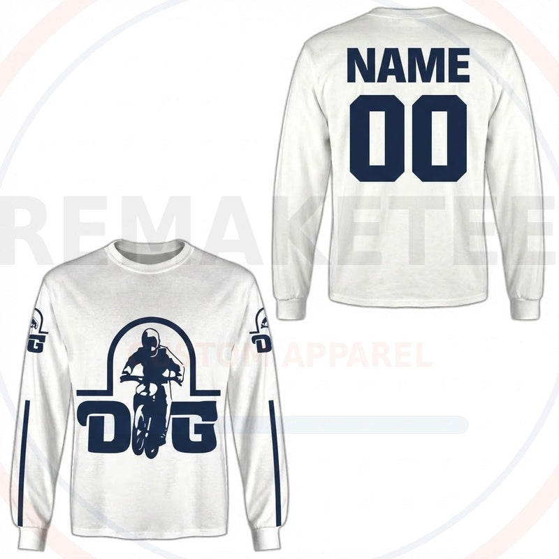 RemakeTee DG Custom Vintage Retro BMX Racing Jersey 544