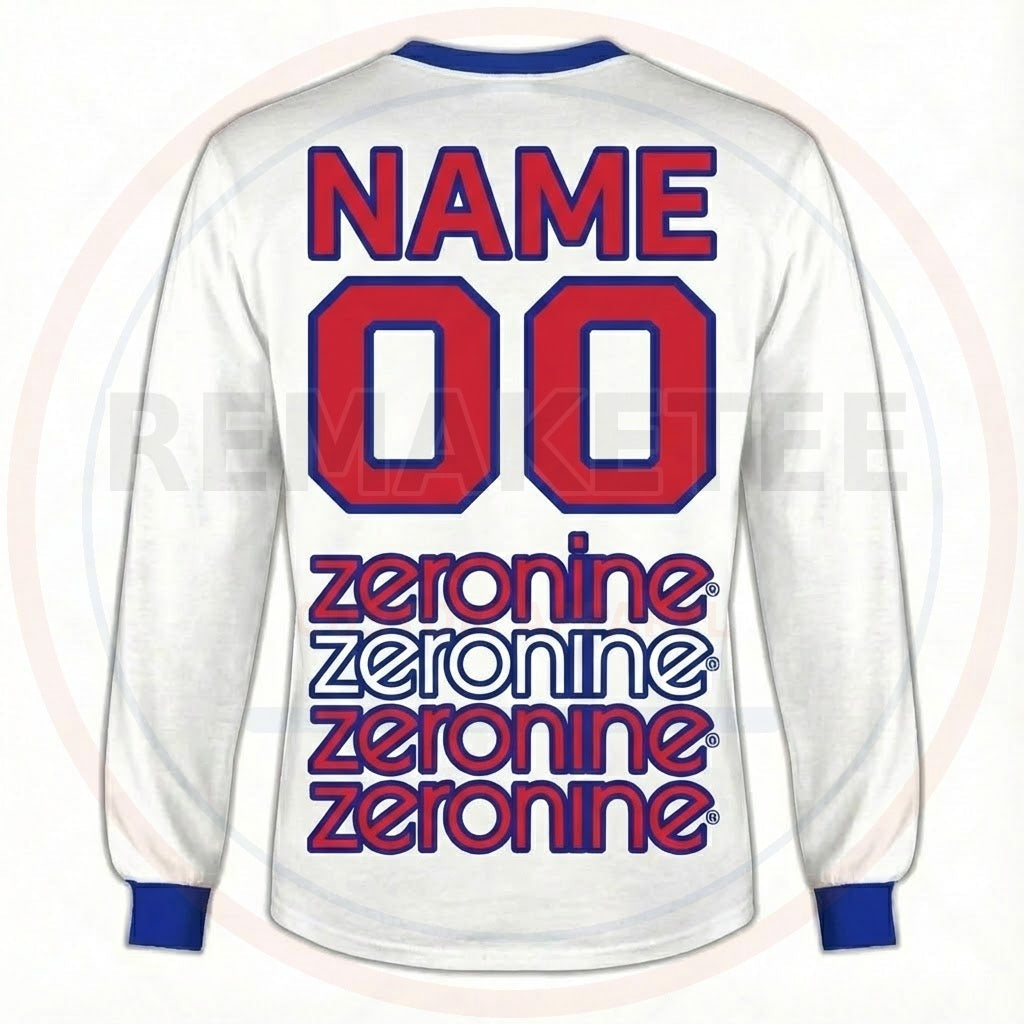RemakeTee Zeronine Custom Vintage Retro BMX Racing Jersey 312