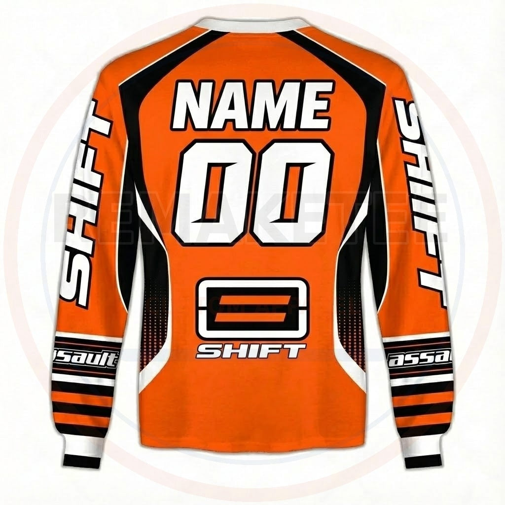 RemakeTee Shift Custom Vintage Retro BMX Racing Jersey 326