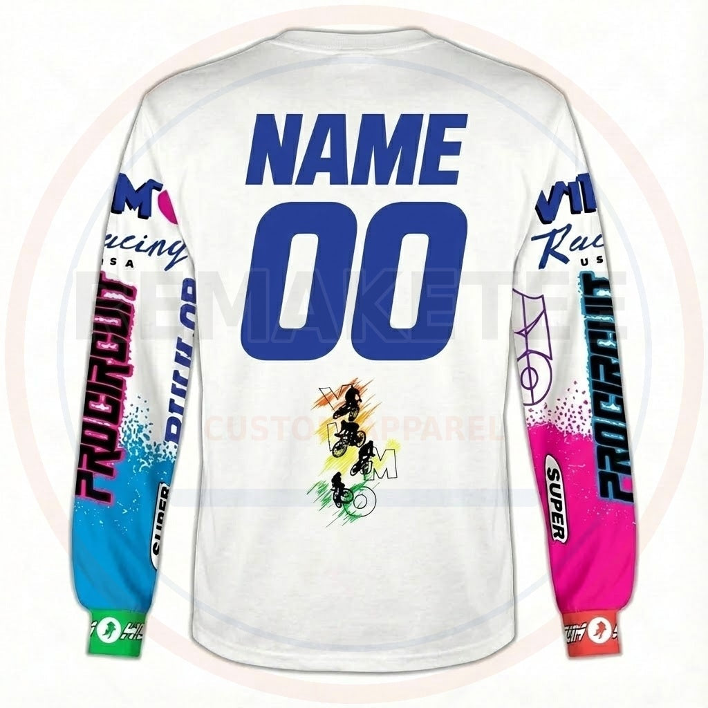 RemakeTee Pro Circuit Custom Vintage Retro BMX Racing Jersey 307