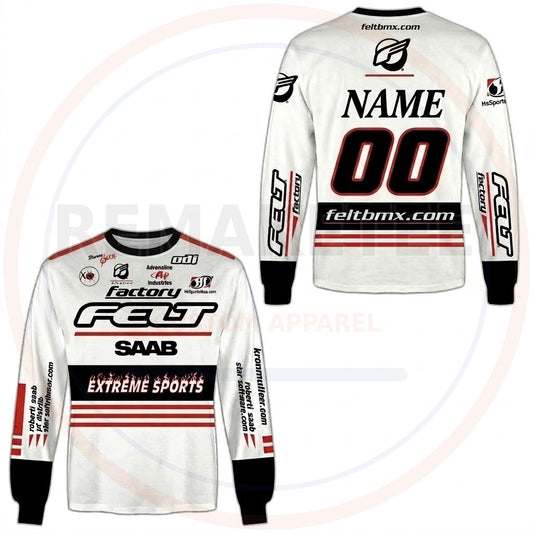 RemakeTee Custom Vintage Retro BMX Racing Jersey 952