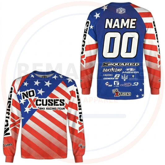 RemakeTee Custom Vintage Retro BMX Racing Jersey 911