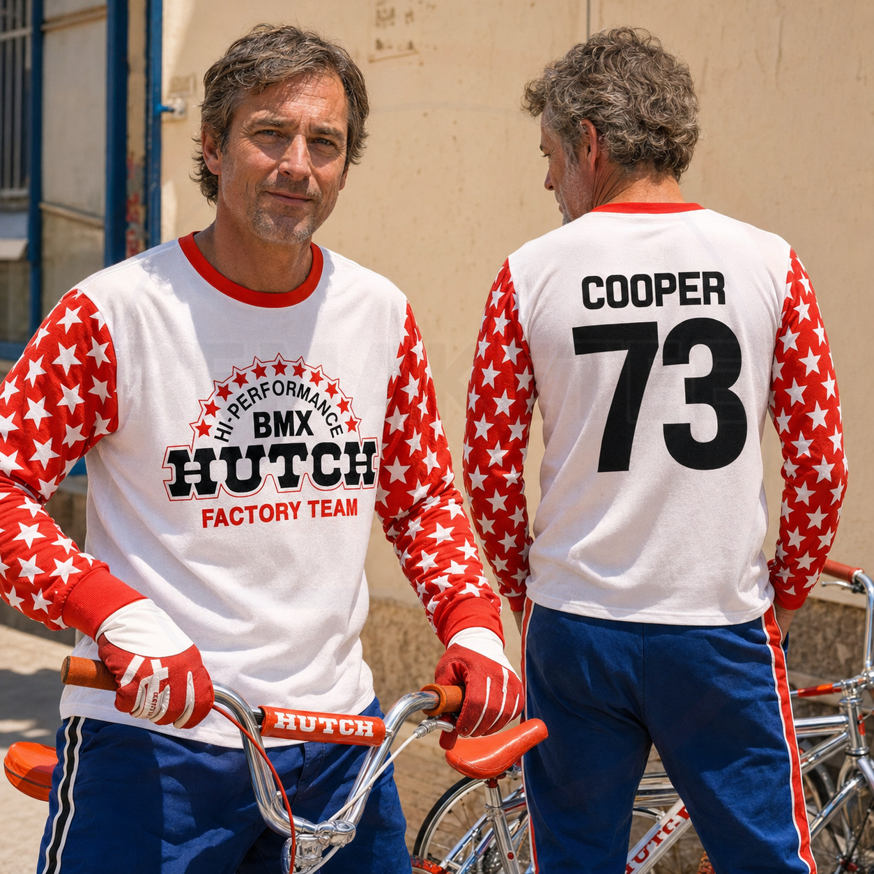 RemakeTee Hutch Custom Vintage Retro BMX Racing Jersey 010