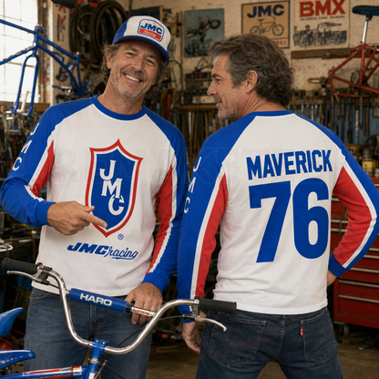 RemakeTee JMC Custom Vintage Retro BMX Racing Jersey 001