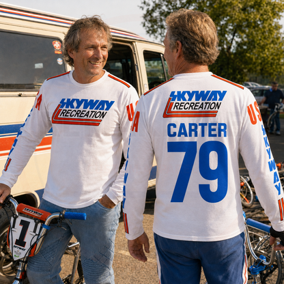 RemakeTee Skyway Custom Vintage Retro BMX Racing Jersey 032