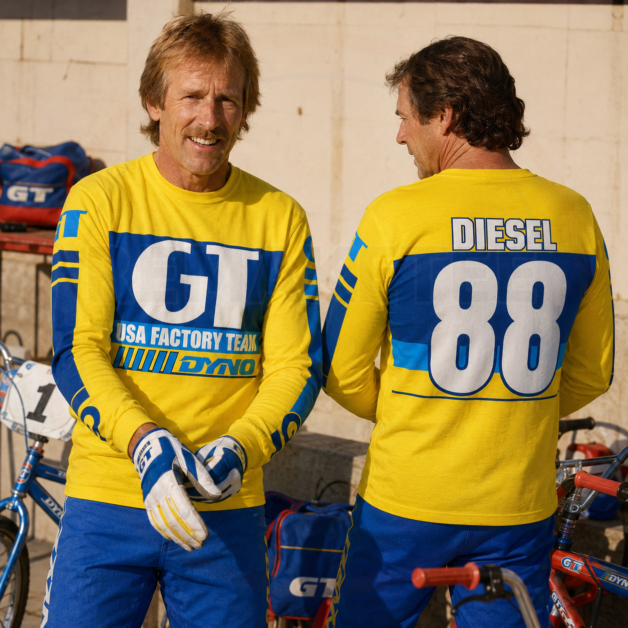 RemakeTee GT Custom Vintage Retro BMX Racing Jersey 006