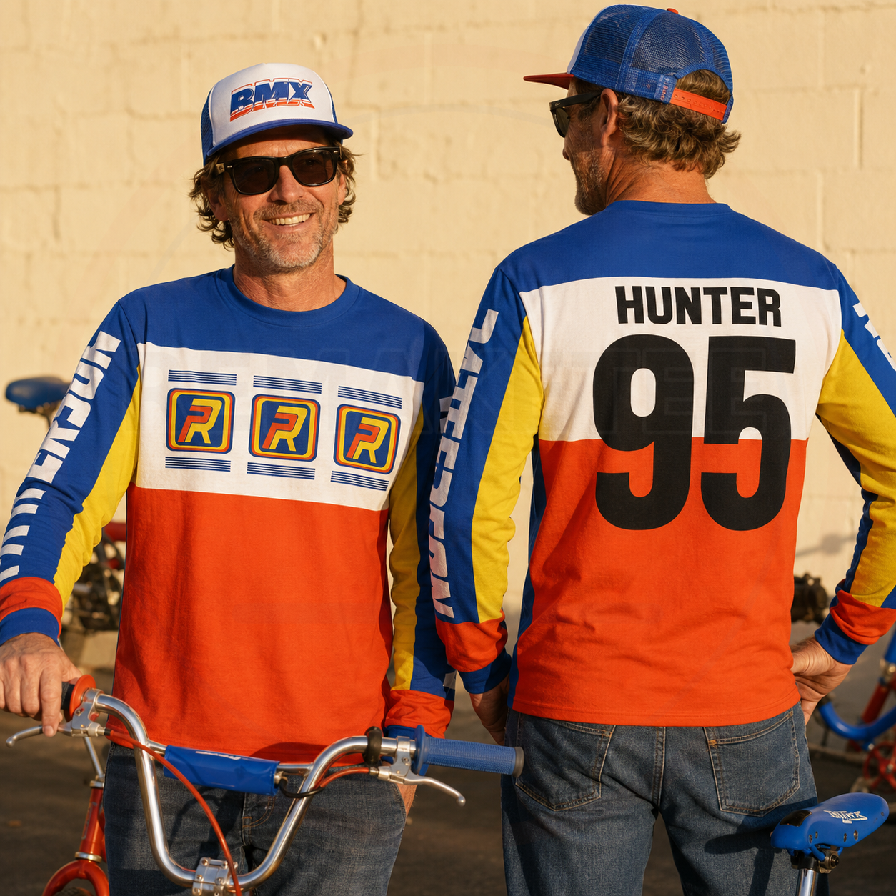 RemakeTee Patterson Custom Vintage Retro BMX Racing Jersey 035