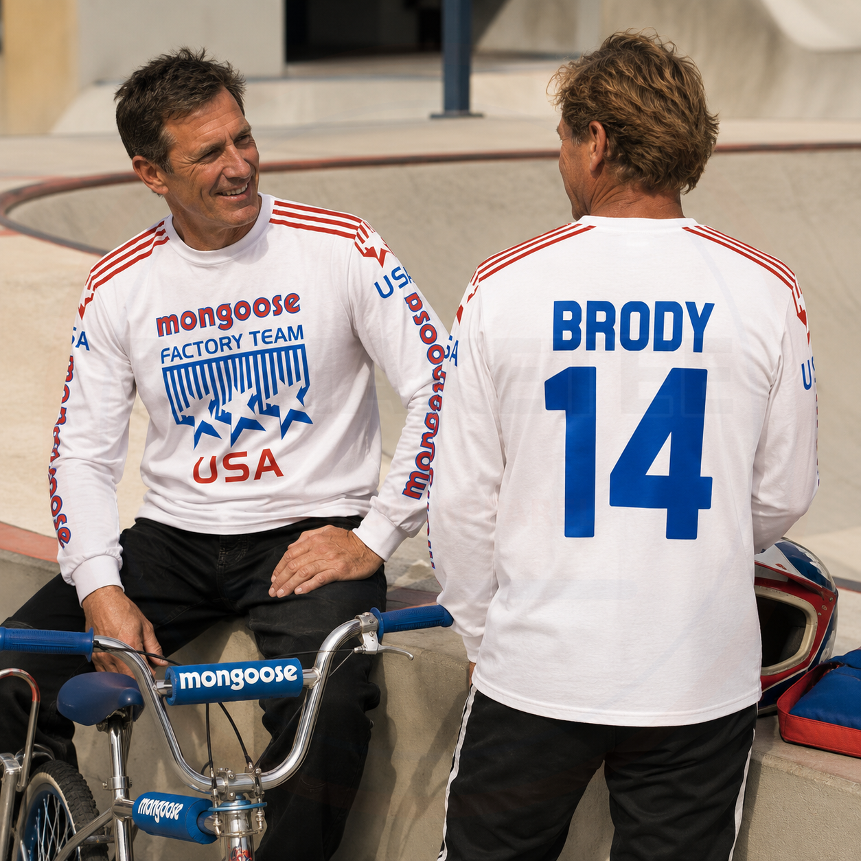 RemakeTee Mongoose Custom Vintage Retro BMX Racing Jersey 009