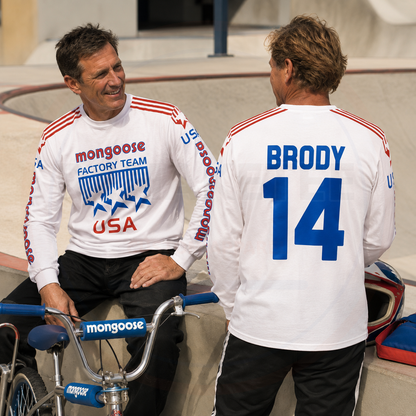 RemakeTee Mongoose Custom Vintage Retro BMX Racing Jersey 009