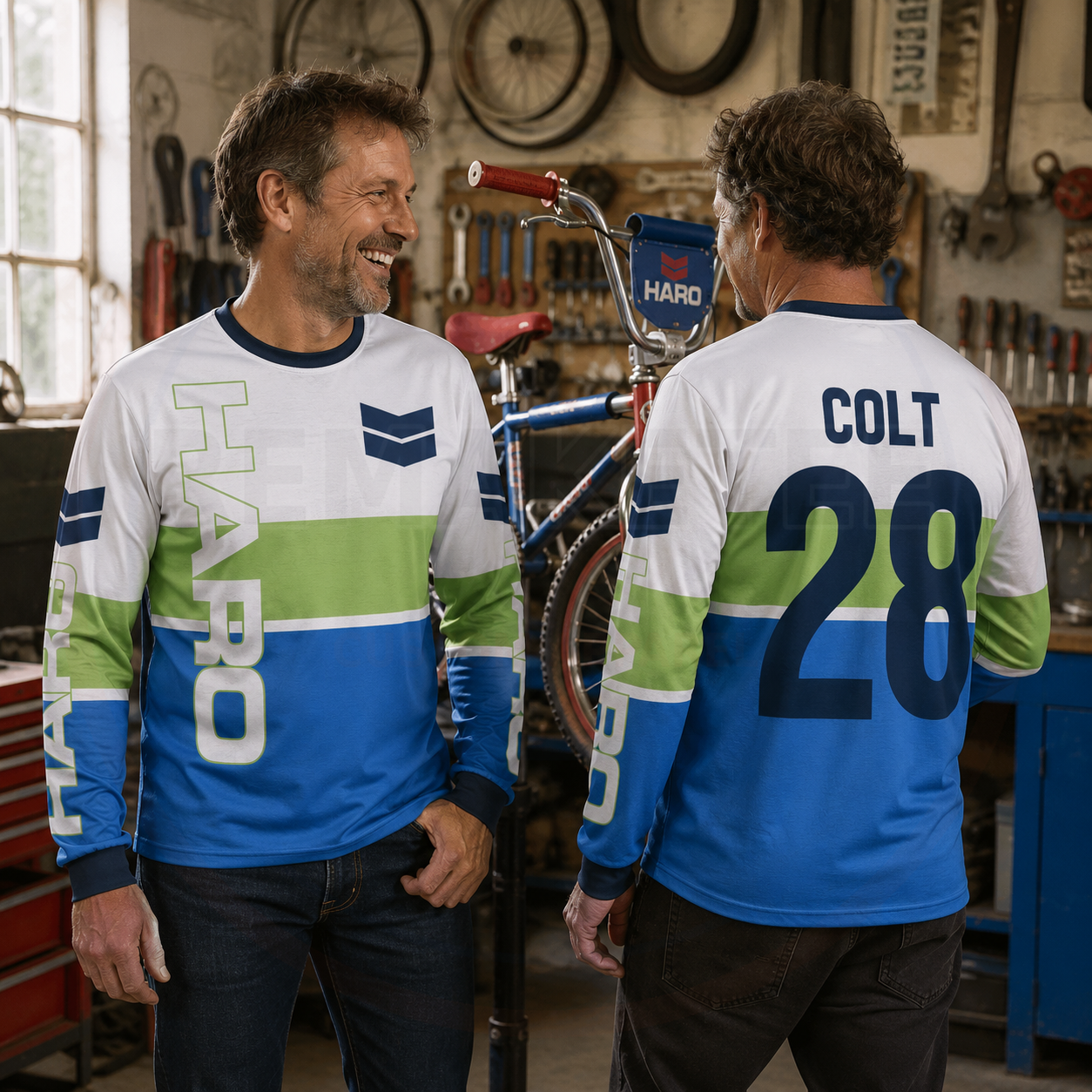 RemakeTee Haro Custom Vintage Retro BMX Racing Jersey 030