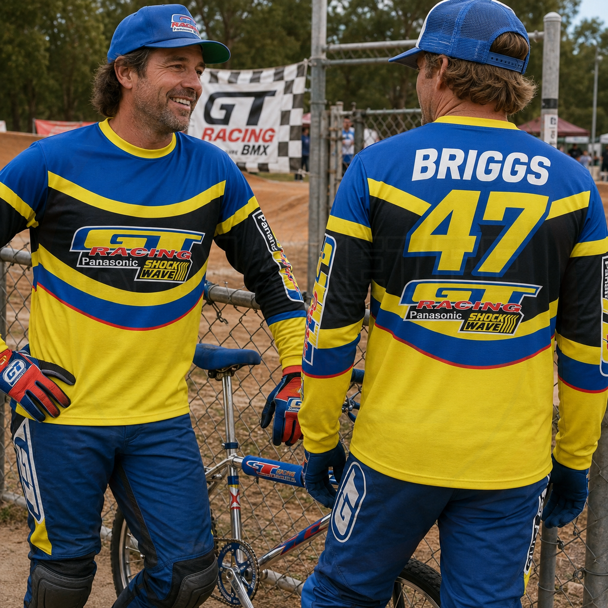 RemakeTee GT Custom Vintage Retro BMX Racing Jersey 020