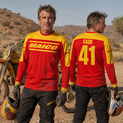RemakeTee Maico Custom Vintage Retro VMX Racing Jersey 1032