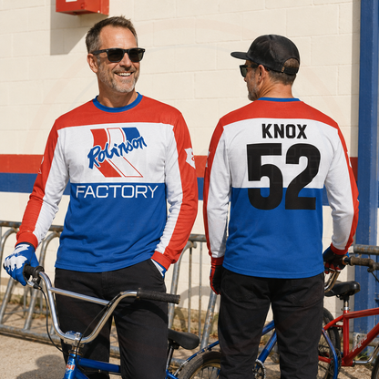 RemakeTee Robinson Custom Vintage Retro BMX Racing Jersey 036