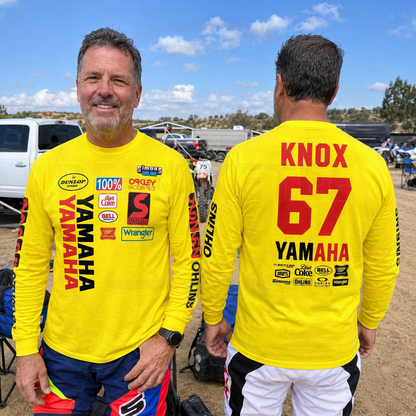 RemakeTee Dunlop Yamaha Wrangler Oakley Custom Vintage Retro VMX Racing Jersey 1077
