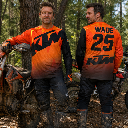 RemakeTee KTM Custom Vintage Retro VMX Racing Jersey 684