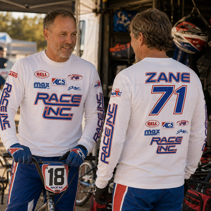 RemakeTee Race Inc Custom Vintage Retro BMX Racing Jersey 245
