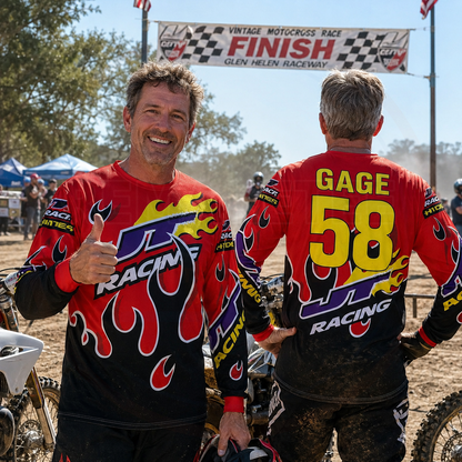 RemakeTee JT Custom Vintage Retro VMX Racing Jersey 894