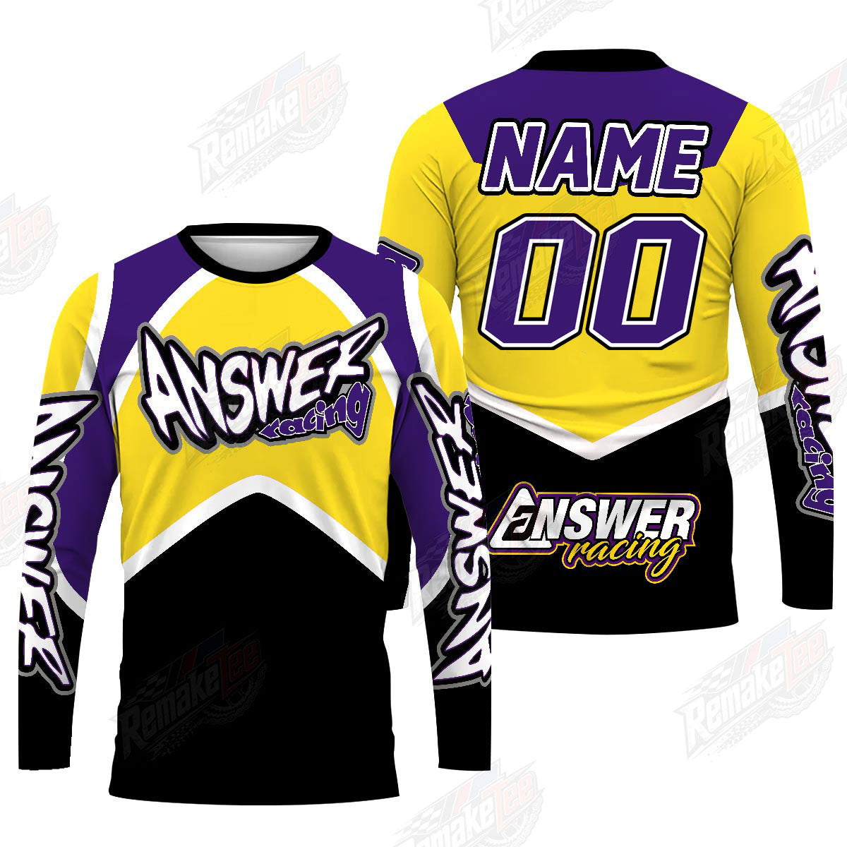Answer vintage BMX racing jersey design #268 - design detail 3