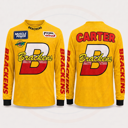 RemakeTee Brackens Custom Vintage Retro BMX Racing Jersey 970