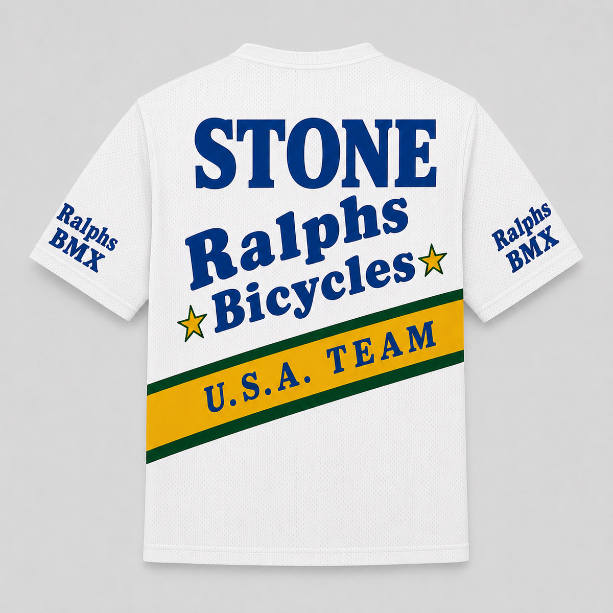 Ralphs Bicycles Vans A'ME Echo vintage BMX racing jersey - design detail 4