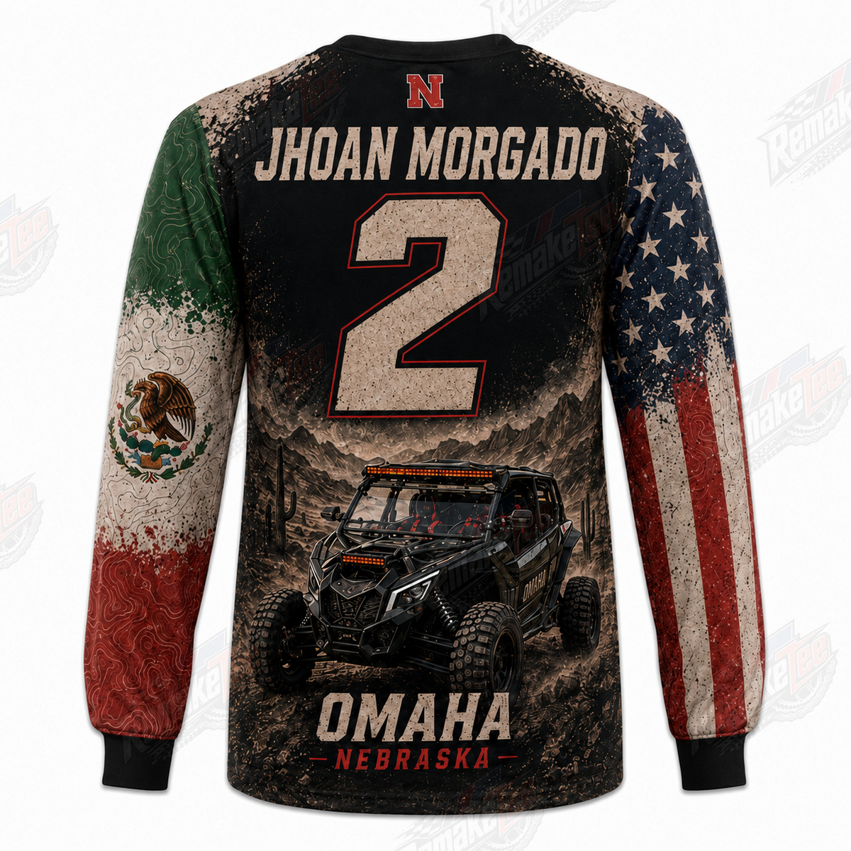 ATV Motocross vintage VMX racing jersey - alternate product view