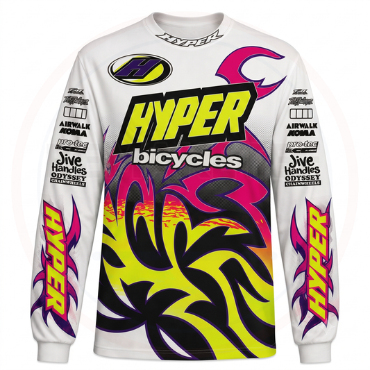 RemakeTee Hyper Bicycles Custom Vintage Retro BMX Racing Jersey 973