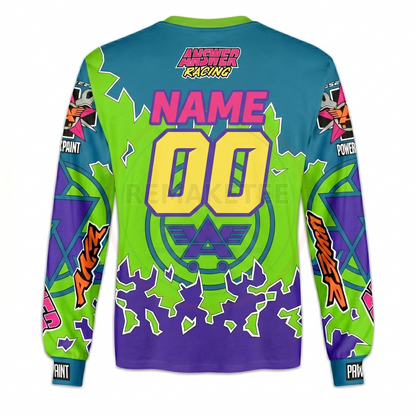 RemakeTee Answer Custom Vintage Retro BMX Racing Jersey 022