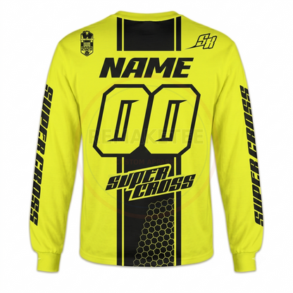 RemakeTee Supercross Custom Vintage Retro BMX Racing Jersey 053