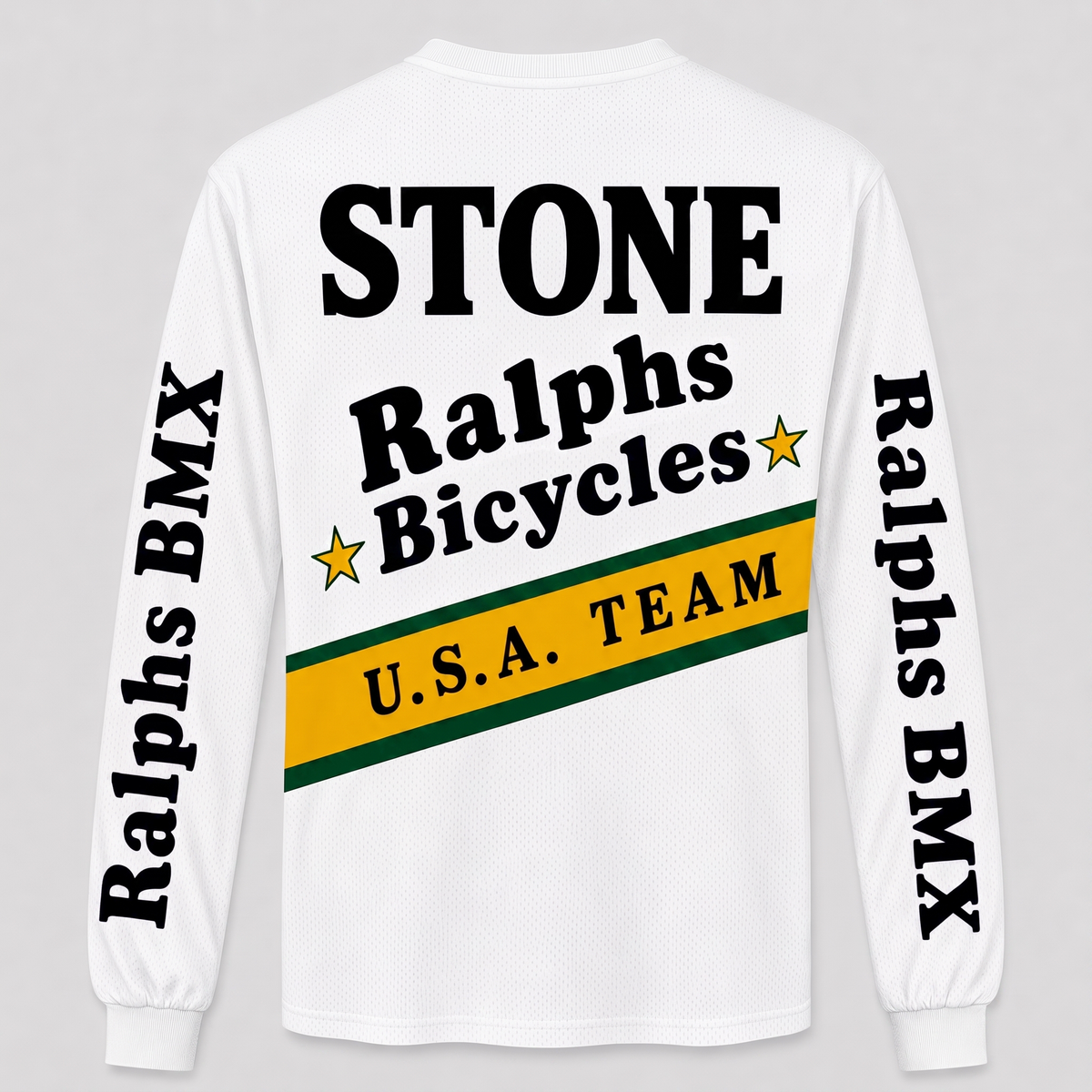 Ralphs Bicycles Vans A'ME Echo Black vintage BMX racing jersey - alternate product view